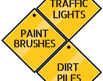 Construction Party Food Sign Printables