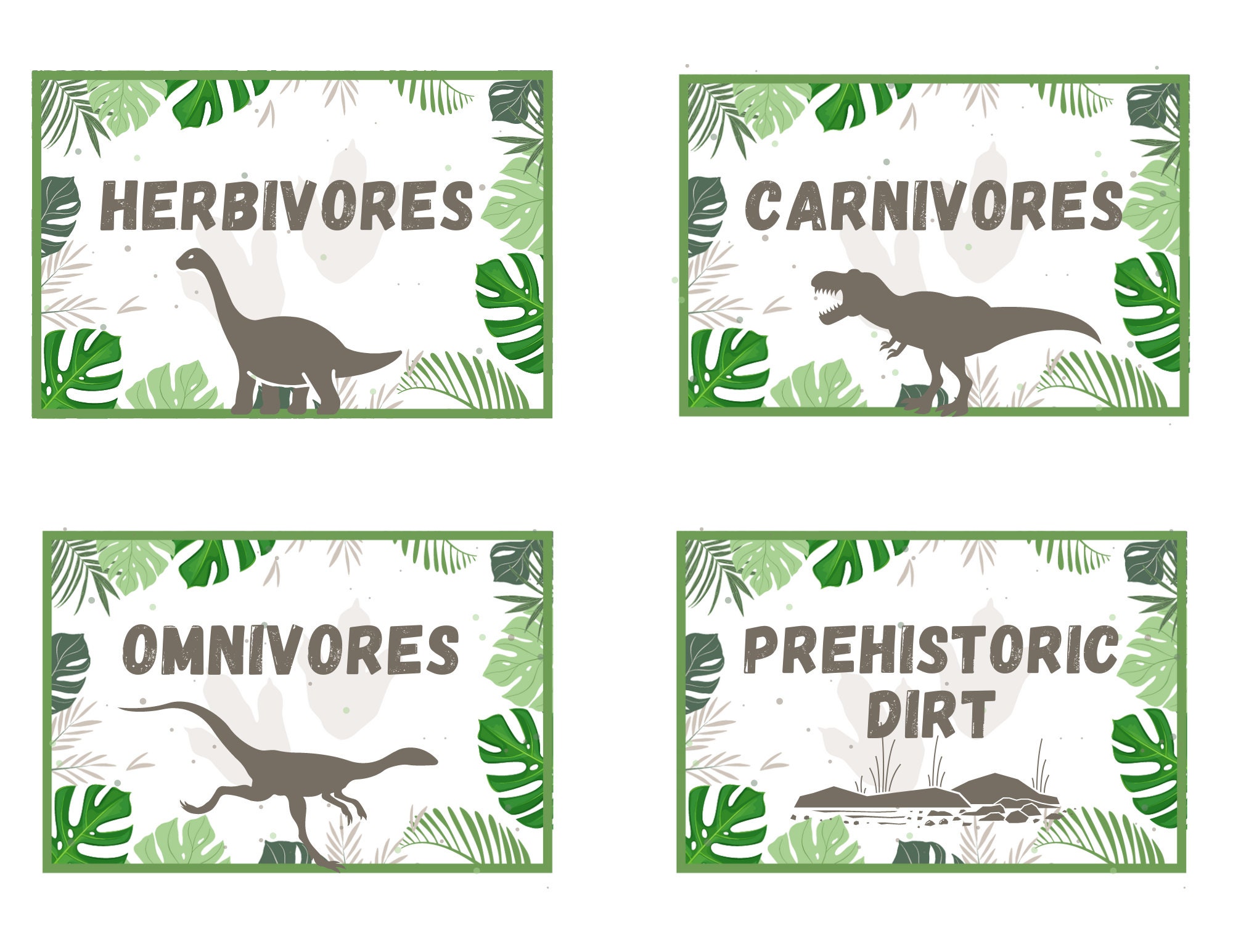 dinosaur-party-food-labels-etsy for Dinosaur Food Labels Free Printable Dinosaur Party Food Labels - Etsy for Dinosaur Food Labels Free Printable