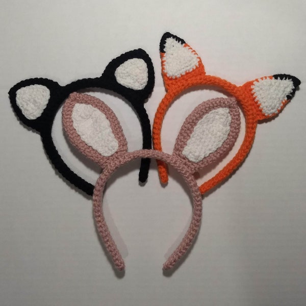 Crochet Animal Headbands