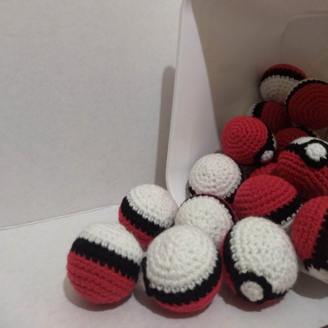 Crochet Pokéball Amigurumi Etsy