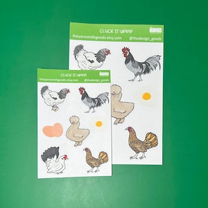 Chicken Sticker Sheet