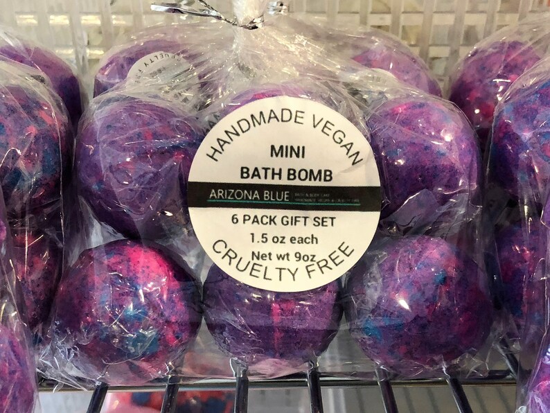 SALE Bath Bomb Gift Set Cotton Candy Fragrance 3 or 6 Pack Etsy