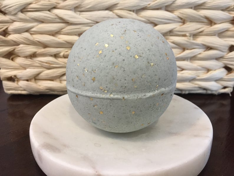 Love Spell Obsidian Gray Meteor Glitter Bath Bomb, Bath Fizzy, 4 sizes, Soothing/Softens Skin, Relax and Unwind, Handmade, Silky Smooth image 1