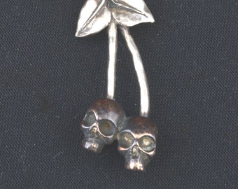 Candy Skulls Pendant by Leaanne Hartman Edwards