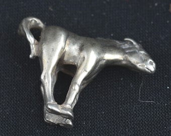 Sterling Silver Horse Bead Pendant by Leaanne Hartman – New Mexico Artisan Jewelry