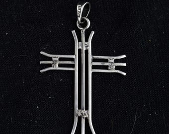 Sterling Vintage Cross Christian