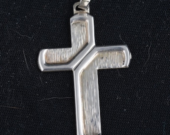 Sterling Vintage Italian Cross /Christian
