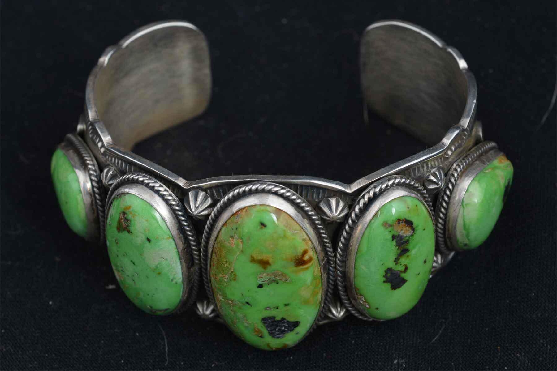 Navajo Gary Reeves Turquoise Bangle