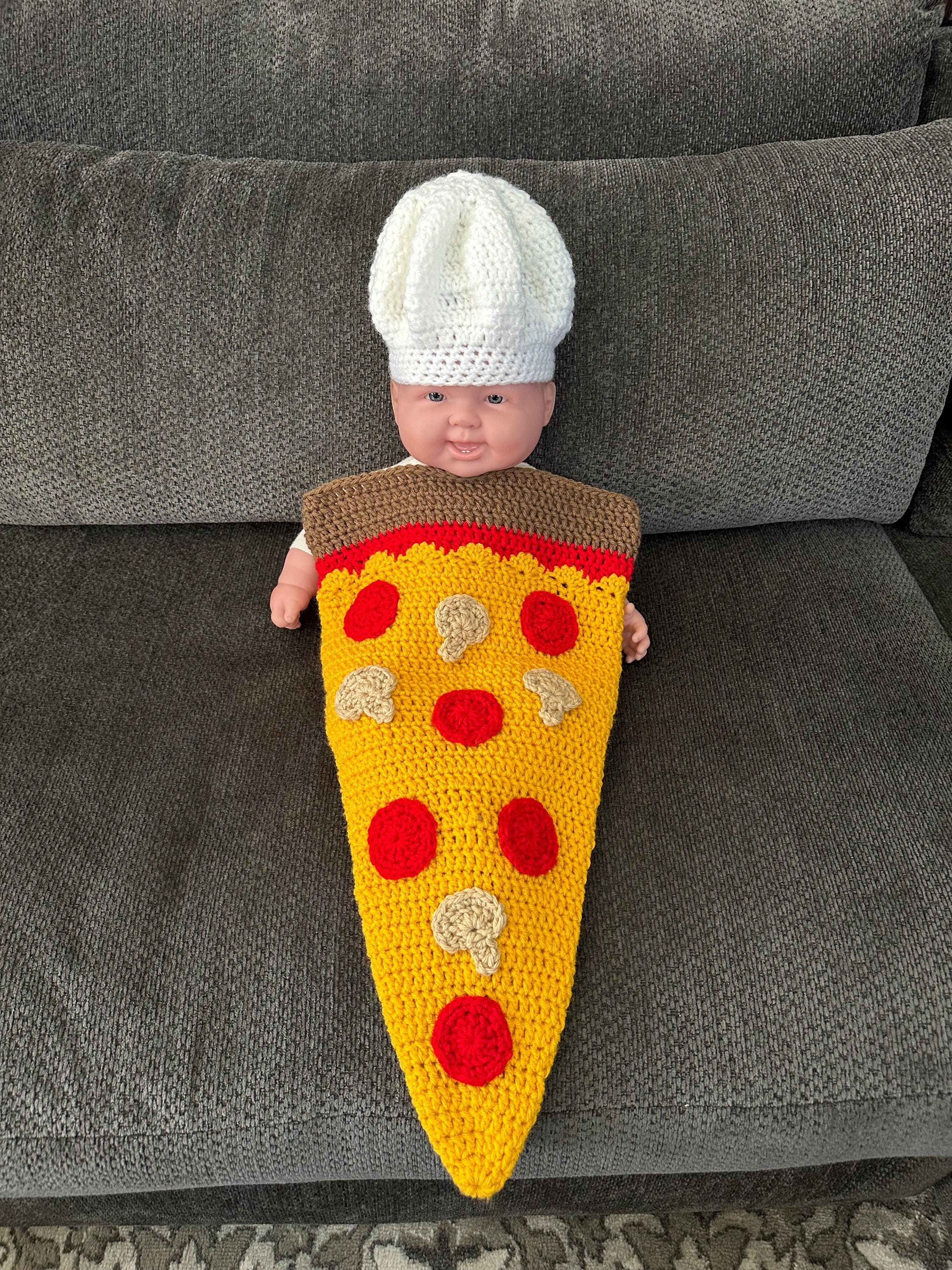 Crochet Baby Pizza Costume (0-1 Month): Newborn Photo Prop - Etsy