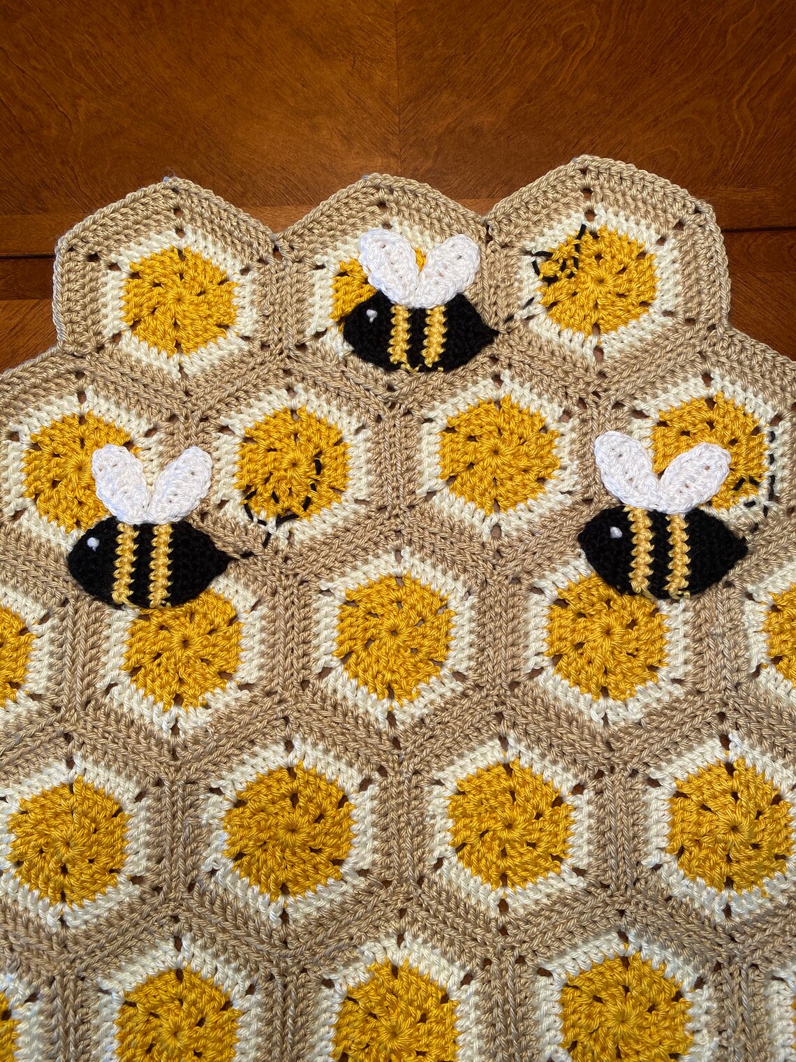 Crochet Baby Honey Bee Blanket & Bumble Bee Photo Prop Baby Etsy