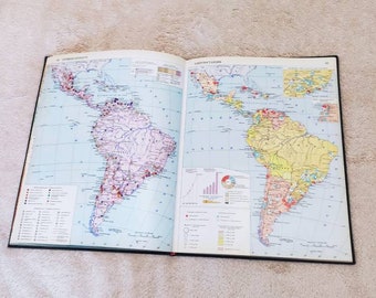 Jahrgang Rand Mcnally Road Atlas 1986 Der Vereinigten Staaten Etsy