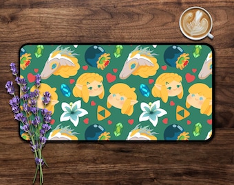 Tapis de bureau Zelda Tears of the Kingdom : accessoire d'espace de travail pour fans de TotK
