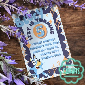 Cartes d'anniversaire de personnage / N'importe quel personnage / Cartes d'anniversaire personnalisées / Cartes d'anniversaire personnalisées pour enfants / Anniversaire de rêve pour enfants / Invitation d'anniversaire