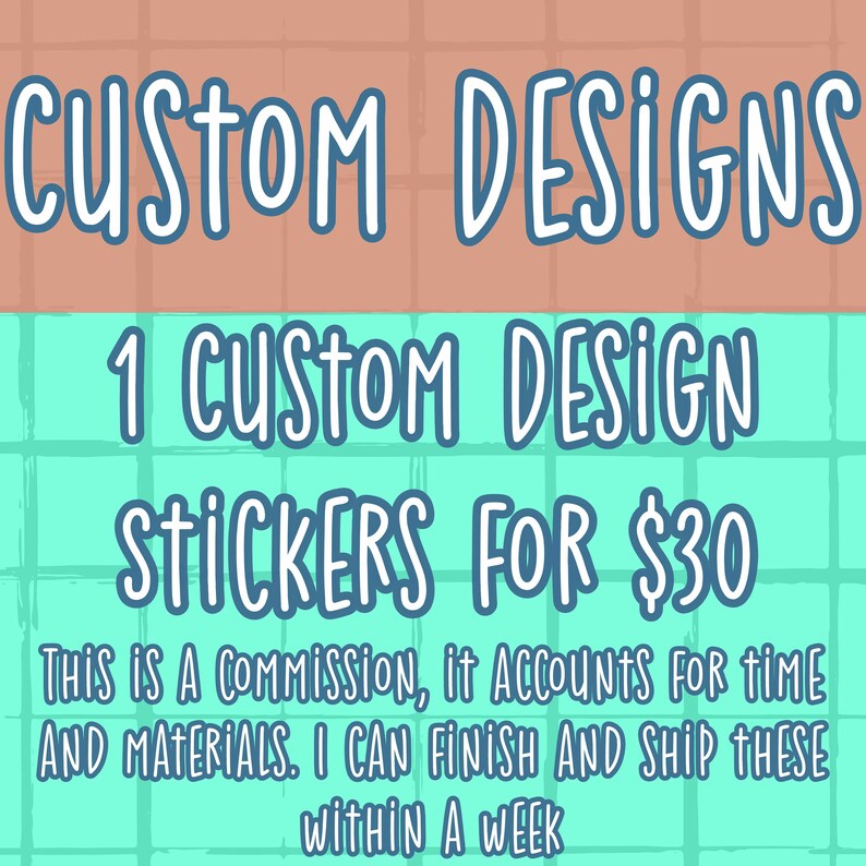 Sticker Account Custom Die Cut Stickers: Your Design, Waterproof Vinyl, Handmade - Etsy