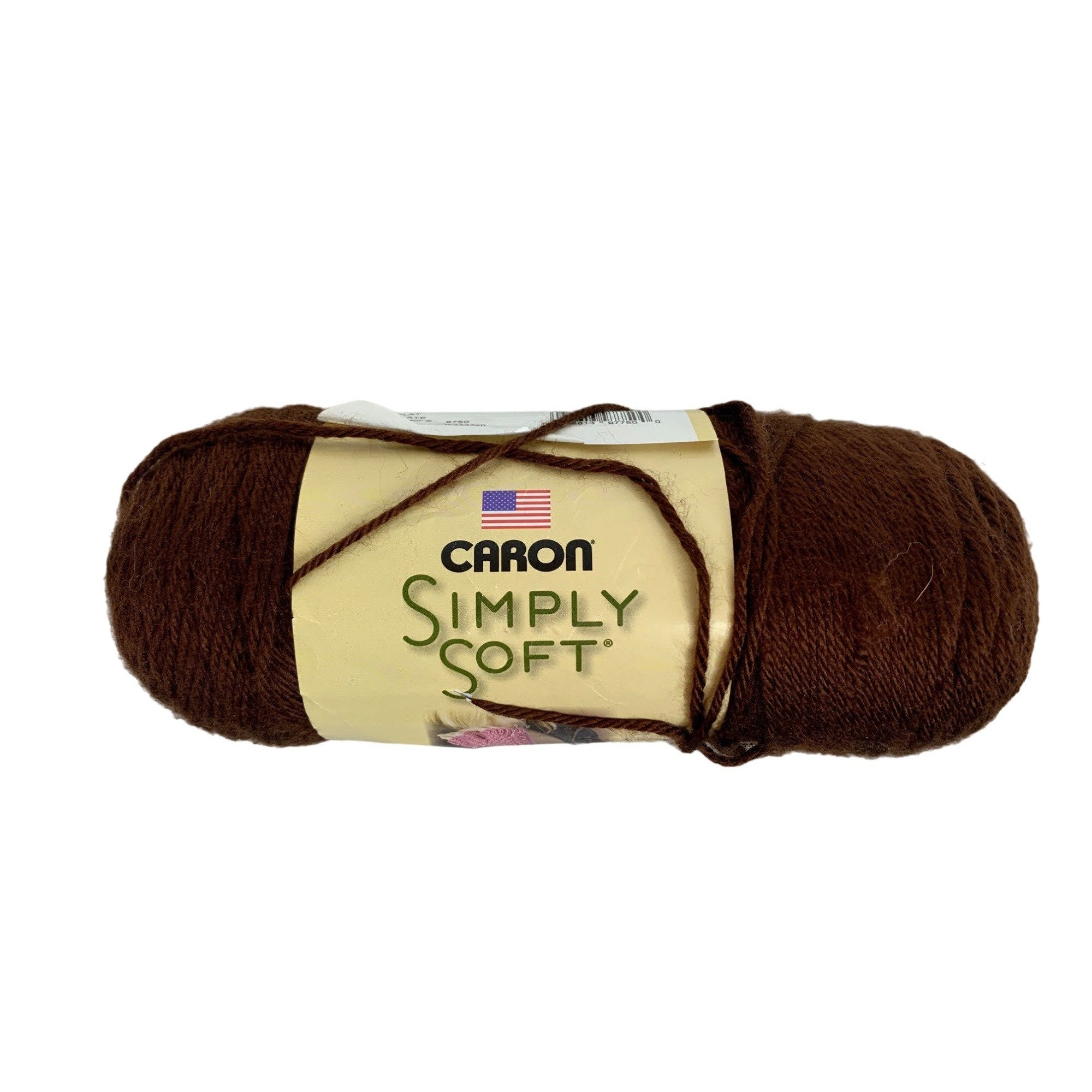 Lot of 2 Caron Simply Soft Bone (tan) Yarn 6 oz Skeins Yarn New with label