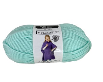 Loops and Threads Impeccable Blue Yarn  4.5 oz 285 yds Skylight Acrylic AT670