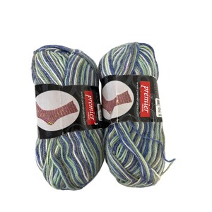 thumbnail image 2 of Deborah Norville Saturate Wool Yarn - Fluorite Color | Lightweight Air Wool For Sweaters & Scarves 2 of 13