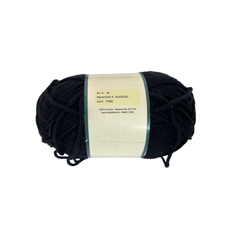 Yarn Bee Comfy Classic Yarn Black 3.5 Oz AT475 Etsy