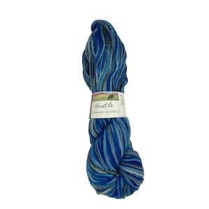 Hustle Yarn Merino Wool Silk Blend Ombre Hand Dyed 3.75 oz 220 yds AT768