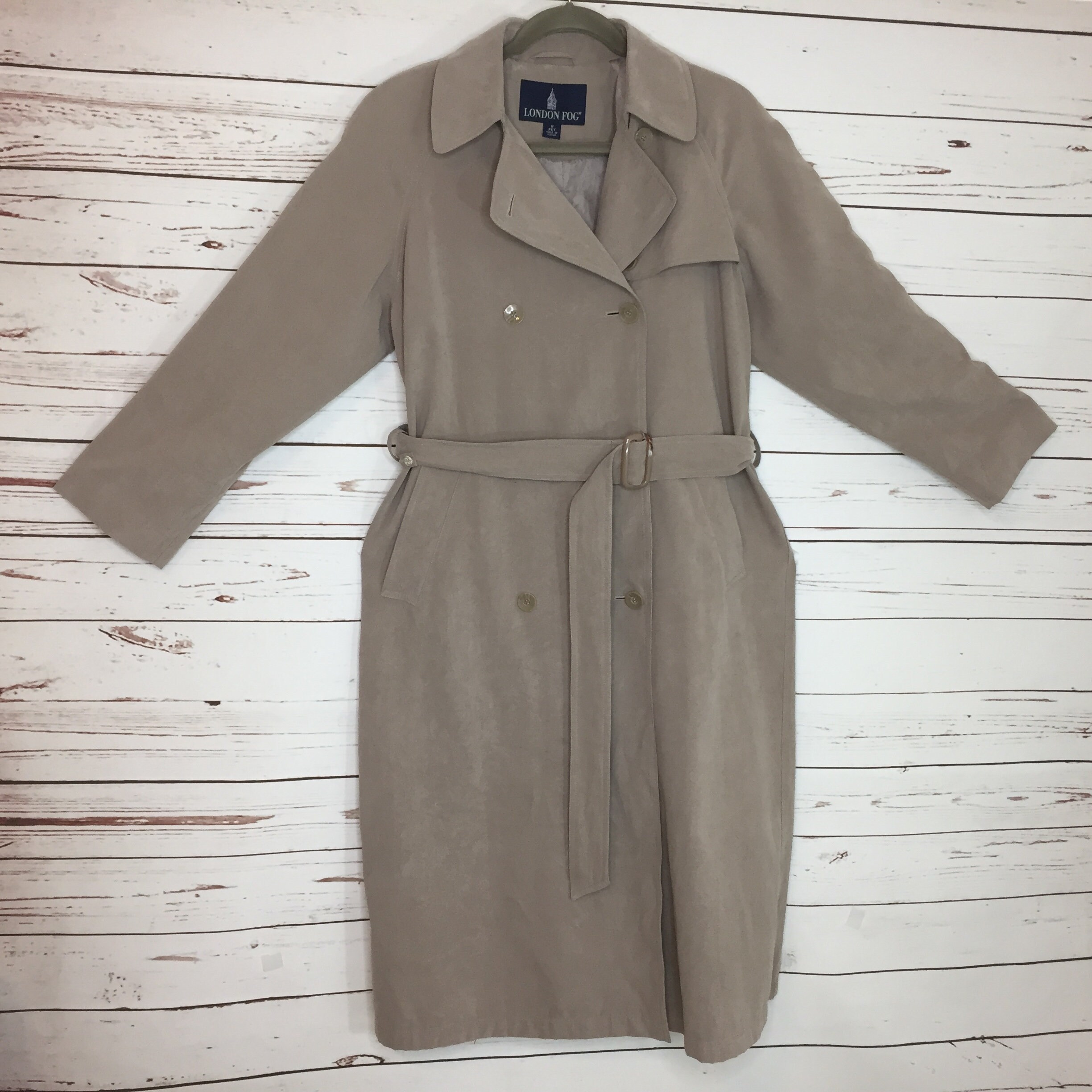 Petite Beige Trench Coat Spy 