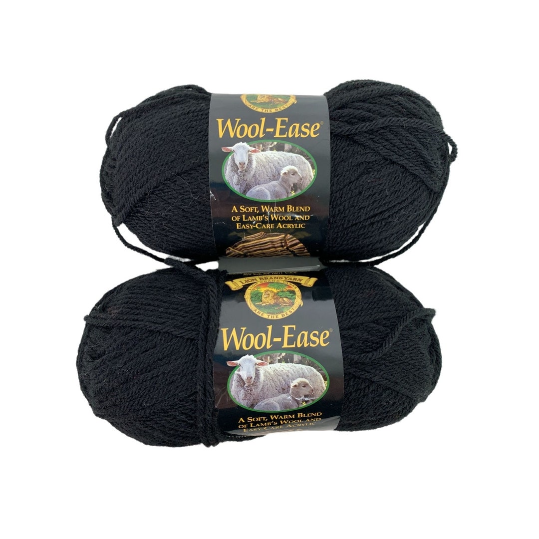 Lion Brand Wool-Ease Acrylic/Lamb's Wool Yarn - 1 Skein White