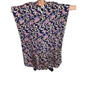 chinese dress ladies Taylor Dresses Women's Long Sleeve V-Neck Floral Print Braided Belt Sheath Maxi  Dress, Blue Cobalt, 2 at Amazon Women's Clothing store main image 0