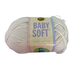 Bernat Baby Soft Yarn Color Cream 099 5 Oz AT520 