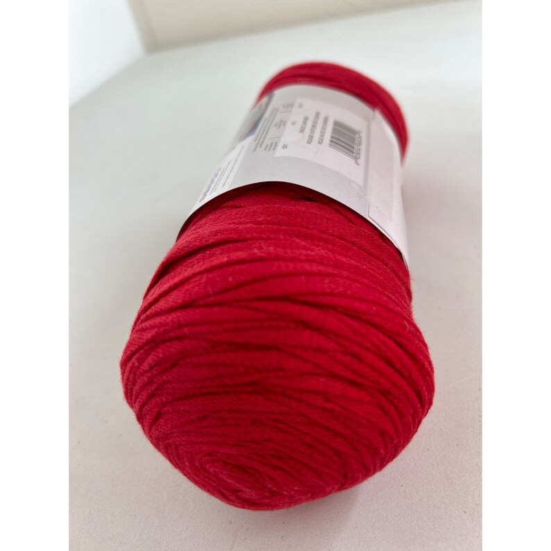 Lion Brand Fast Track Yarn Race Car Red Cotton Polyester 8 Oz Etsy