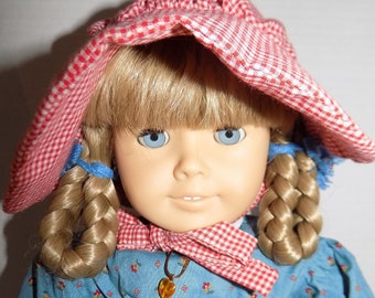 Pre Mattel Pleasant Company Kirsten ORIGINAL BRAIDS American Girl Doll w Meet Outfit, Accessories EUC