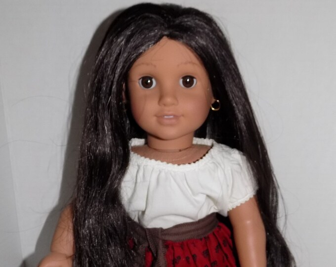 Retired American Girl Doll Josefina 18 Latina Mexican in Meet Outfit Etsy