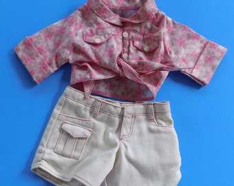 Retired GOTY Nicki American Girl Doll Shorts Outfit W Shirt, Sandals EUC NO  Doll Outfit Only -  Denmark
