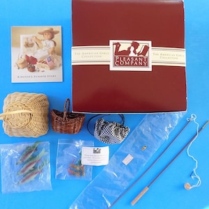 EARLY LNIB FIRST Version Kirsten Summer Fishing Set Pleasant Company American Girl Doll Baskets Fish Bait Pole - Etsy EARLY LNIB FIRST Version Kirsten Summer Fishing Set Pleasant Company American Girl Doll Baskets Fish Bait Pole - Etsy