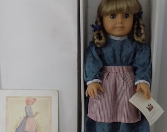 Robe Vintage Kirsten American Girl - Taille 10 - Coton Blanc à Manches Asymétriques