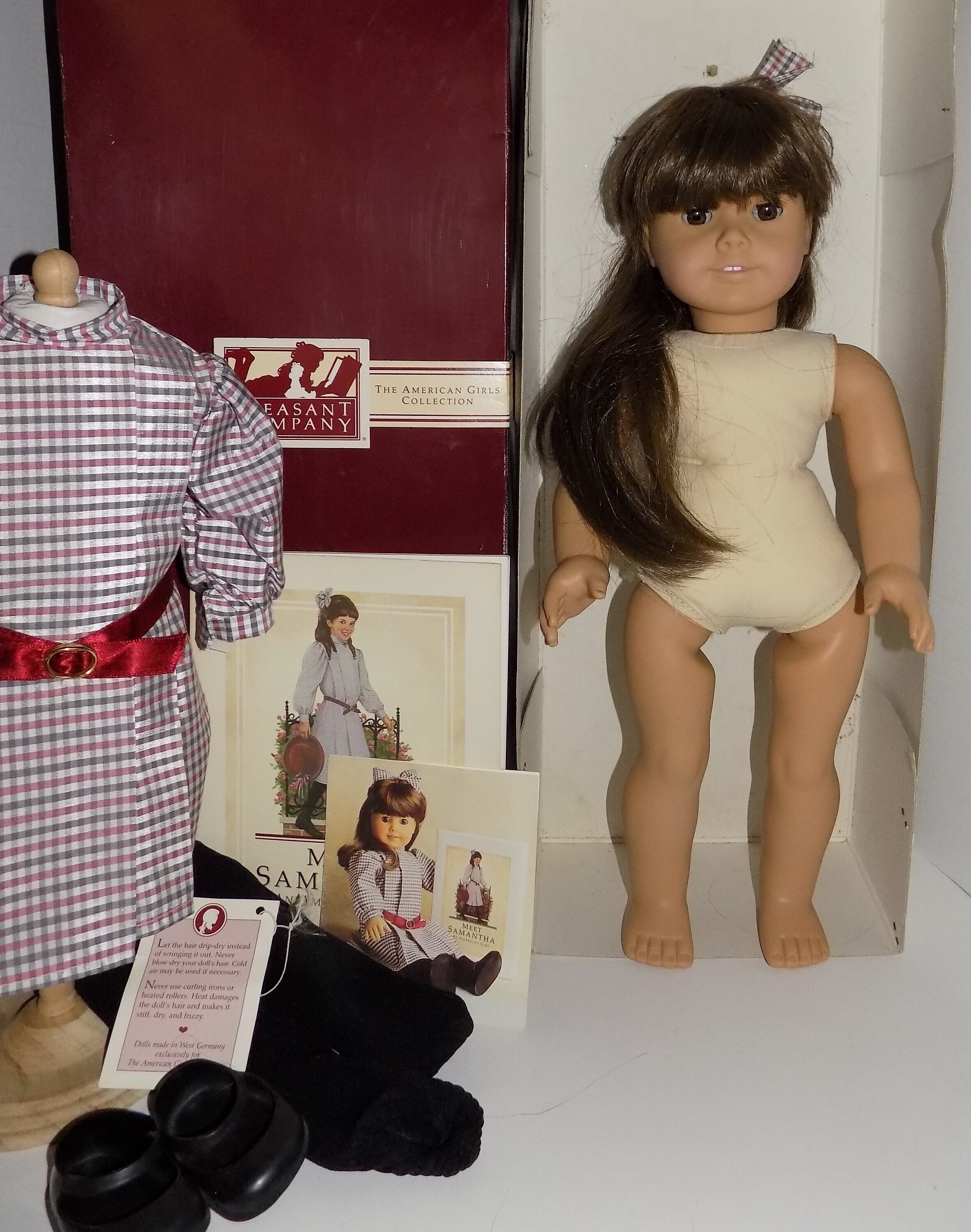 Large Lot Pleasant Company Samantha Dresses Cape Muff Hat Ribbons