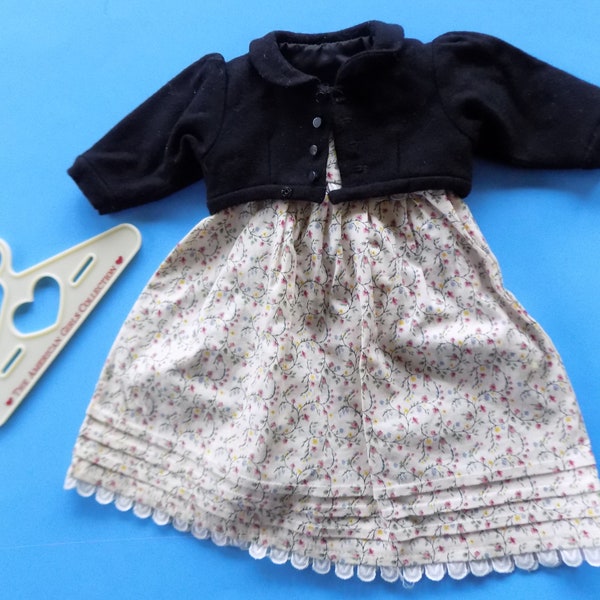 HTF Retired Pleasant Company Josefina Party Outfit, Robe de poupée Américaine, Veste Spencer noire