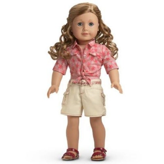 Retired GOTY Nicki American Girl Doll Shorts Outfit W Shirt, Sandals EUC NO  Doll Outfit Only -  Denmark
