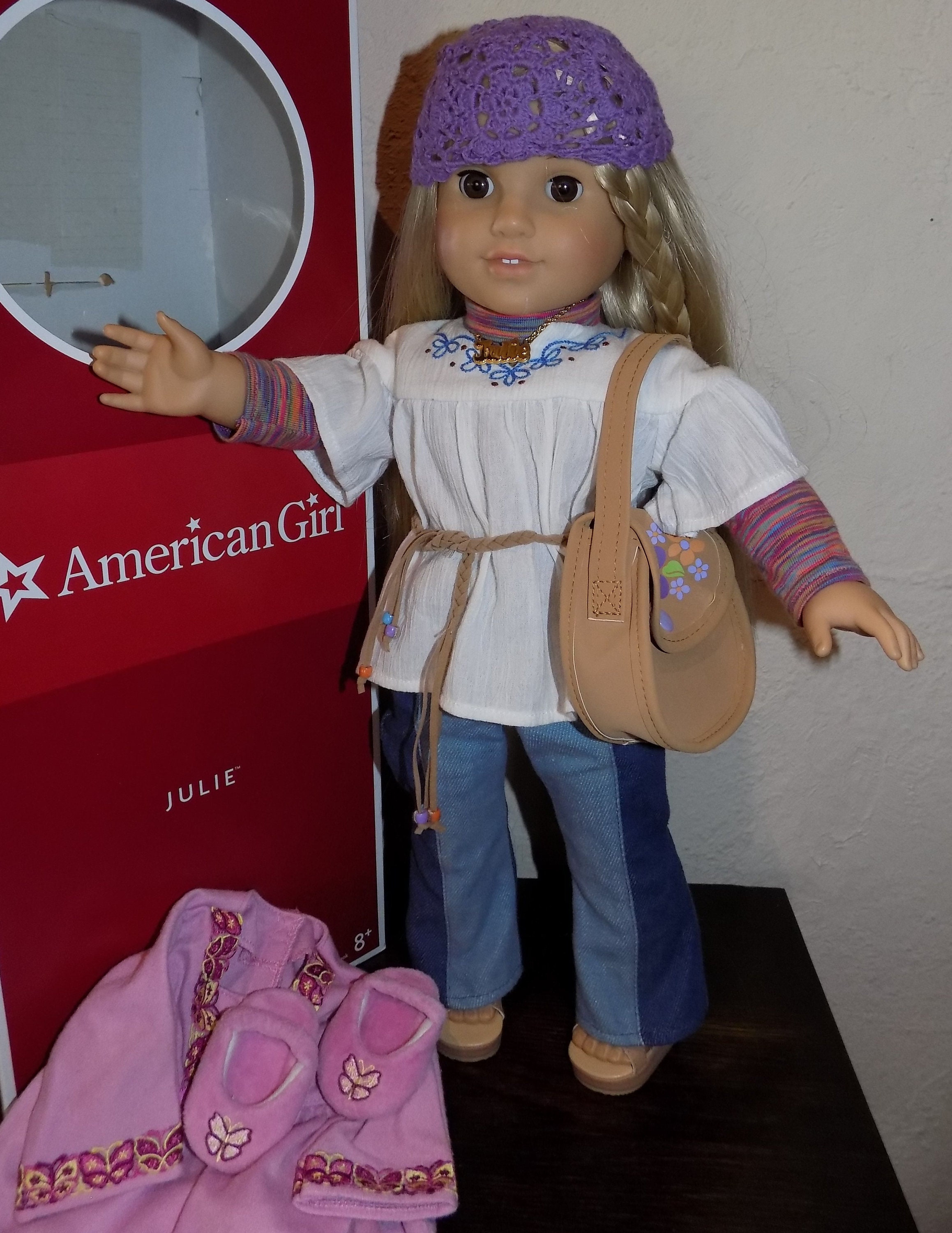 Retired American Girl Julie Doll in Box with Meet Outfit Etsy