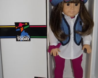 レトロ American doll LNIB Pre Mattel GT #13 Pleasant Company Agot 1990s American Girl