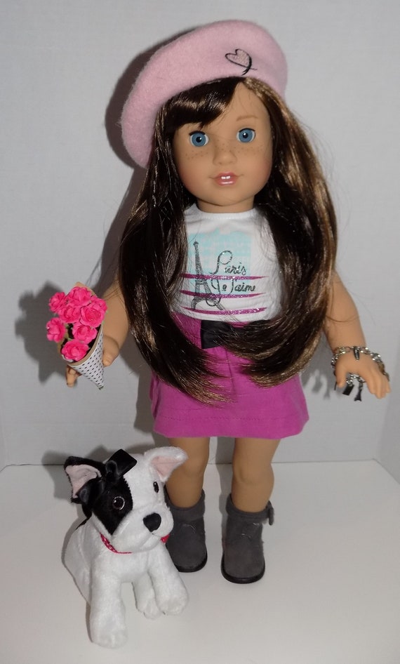 Retired LNIB Grace Thomas GOTY American Girl of Year Doll W Meet Outfit Accessories French Bulldog Bon Bon Etsy
