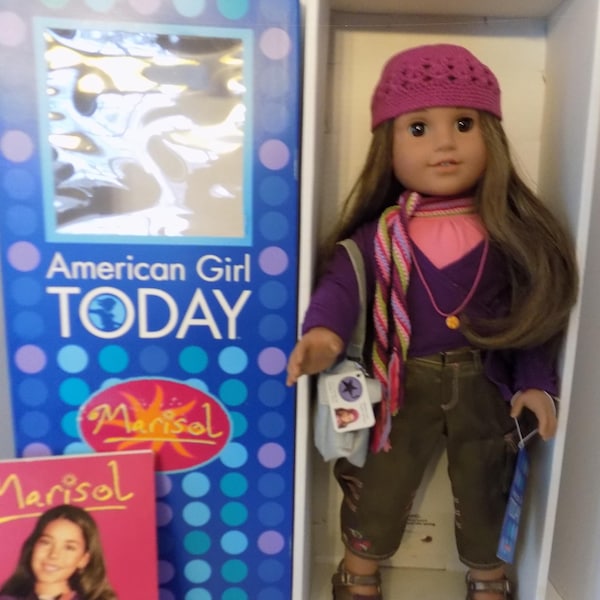 LNIB GOTY Marisol American Girl Doll of the Year w Meet Accessories Book Box