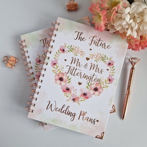 Wedding planner, wedding journal, custom wedding planner, personalised wedding planner, wedding planner book, luxury wedding planner