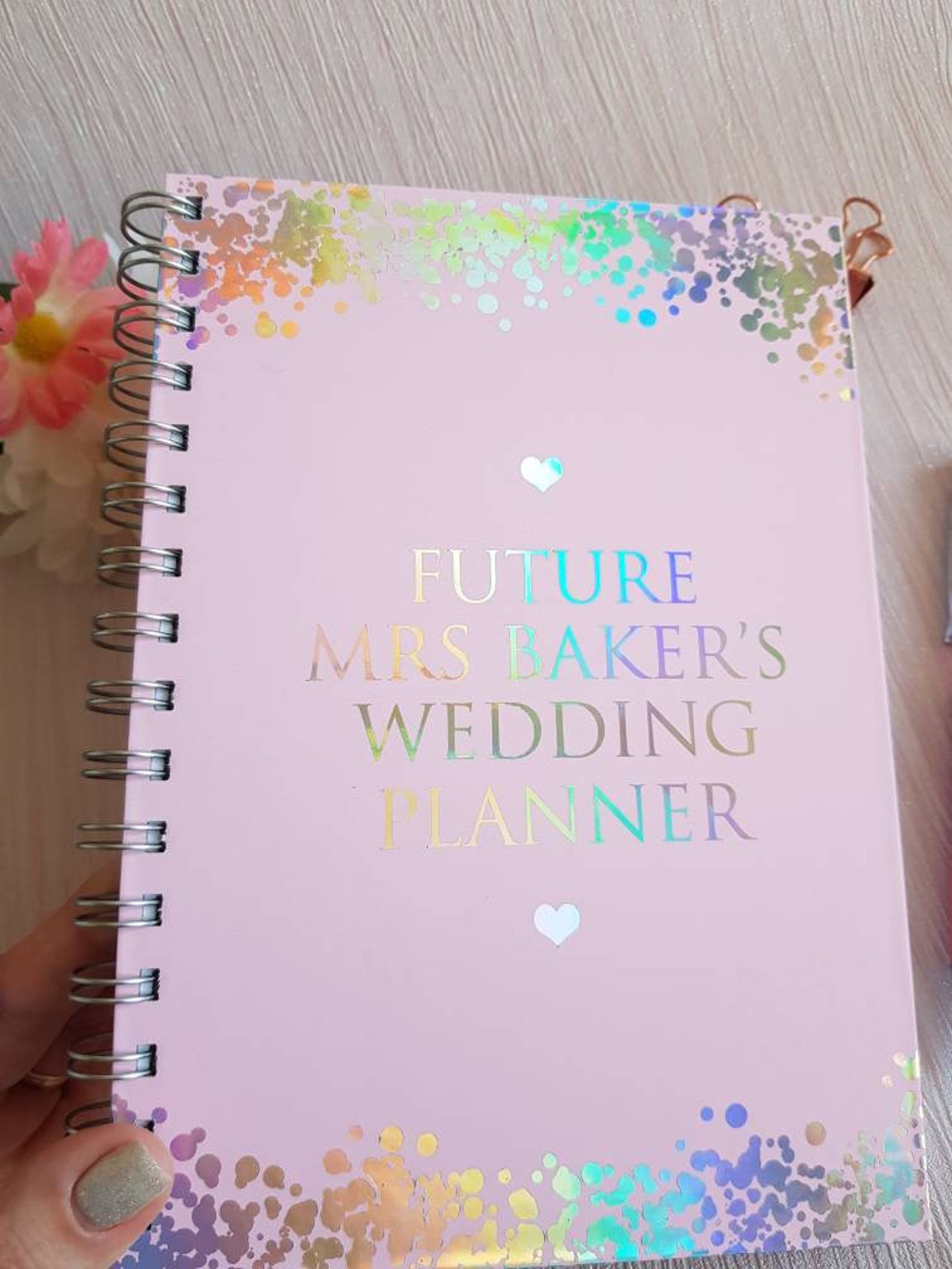 Wedding Planner Wedding Journal Custom Wedding Planner Etsy