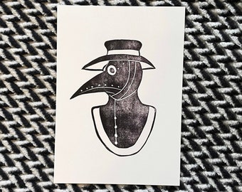 5x7" Plague Doctor Print