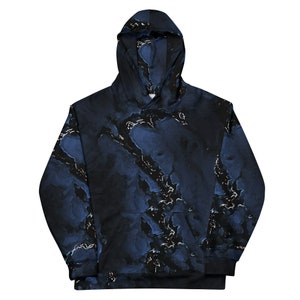 Marble Hoodie Etsy