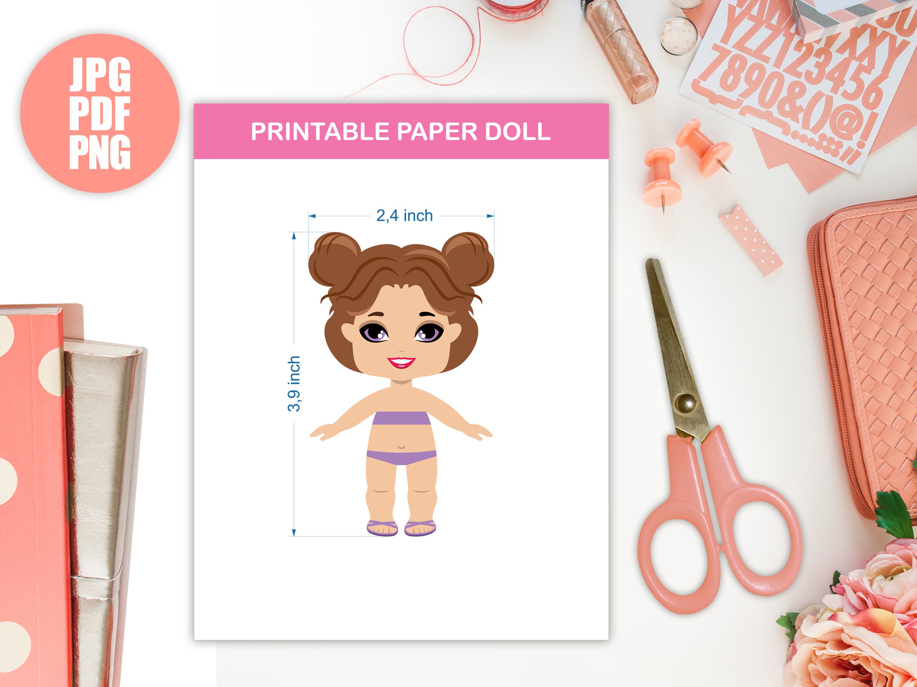 Paper Printable Doll. Printable Games. Paper Doll. Printable Toys. Cut ...