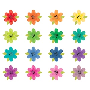 Floral Elements Clipart. Flowers, spring flowers. Vector flowers graphic. Digital images