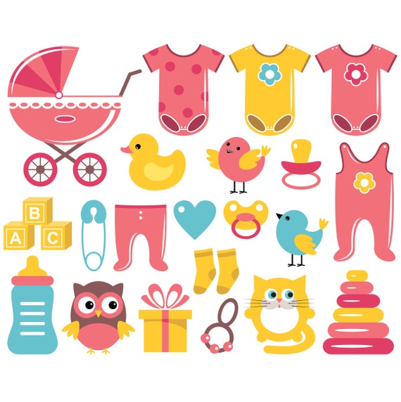 Vector Little Socks Icon Children Theme Background Baby Shower