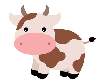 Cow Single Clipart. Cow Graphic. Digital Images Instant - Etsy Cow Single Clipart. Cow Graphic. Digital Images Instant - Etsy