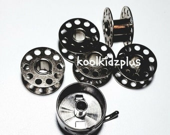 Domestic Sewing Machine Bobbin Case With 5 Bobbins &gt; Singer&gt;Janome&gt;Toyota&gt;Pafaff