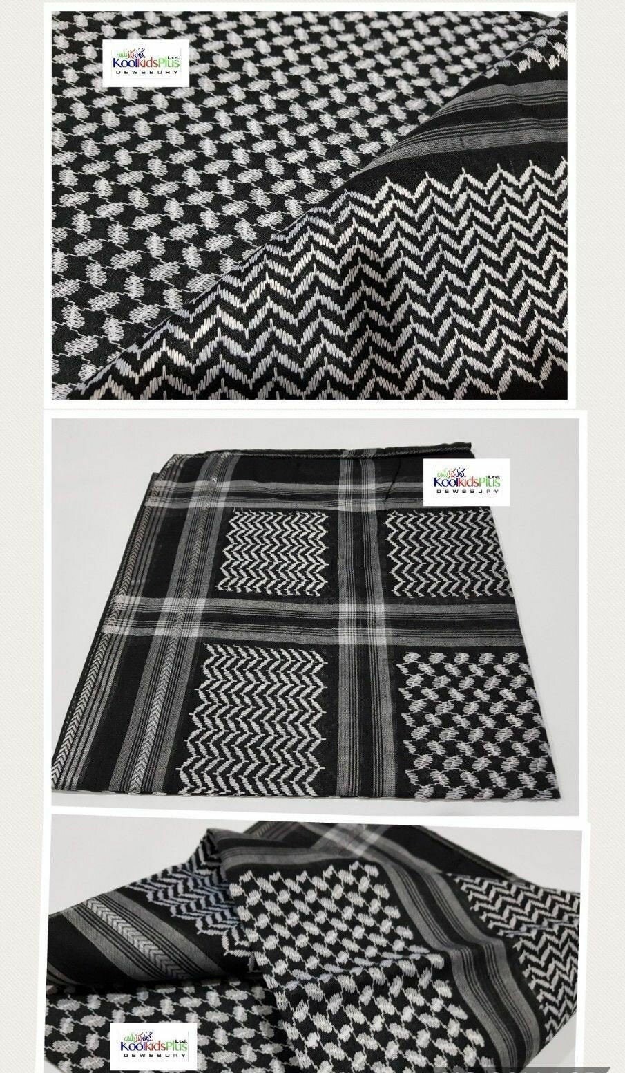 Men's Women's Arab Scarf > Shemagh Amama Yashmagh Romaal Keffiyeh ...